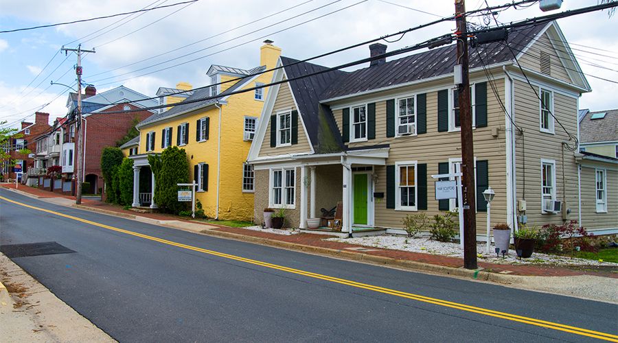 street outside of a house